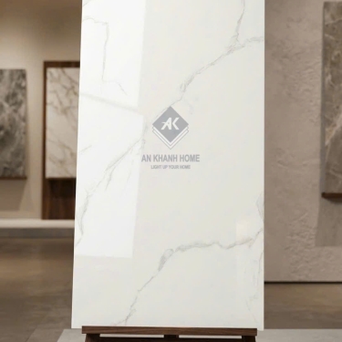 Gạch lát nền ấn độ 80x160cm bóng kiếng trắng vân mây