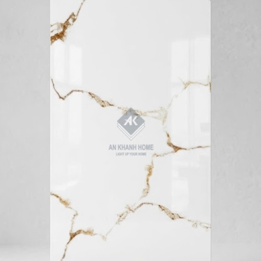 Gạch lát nền bóng kính 60x120 ấn độ trắng vân vàng sang trọng