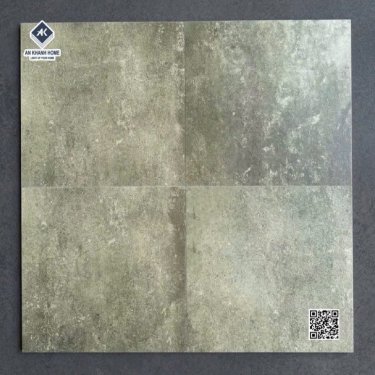Gạch lát nền giả cổ 40x40cm màu xanh nhám mờ hiệu ứng
