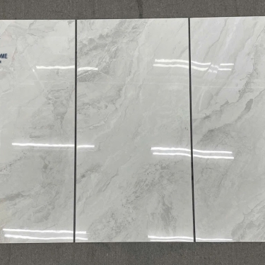 Gạch lát nền Malaysia 60x120 xám ghi vân đá Marble bóng kiếng