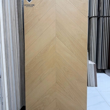 Gạch nhập khẩu giả gỗ 60x120 vân xương cá màu vàng
