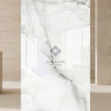 Gạch ốp lát ấn độ 60x120 bóng kính vân đá Onyx đẹp
