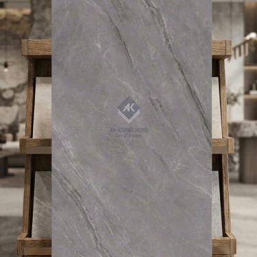 Gạch ốp lát ấn độ 60x120 Naos Charcoal xám mờ vân đá Marble