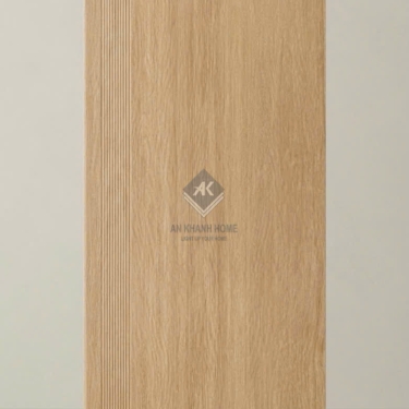 Gạch ốp lát cầu thang vân giả gỗ màu vàng 47x120 trung quốc