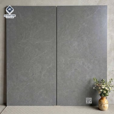 Gạch ốp lát kis 60x120 bề mặt màu xám đậm