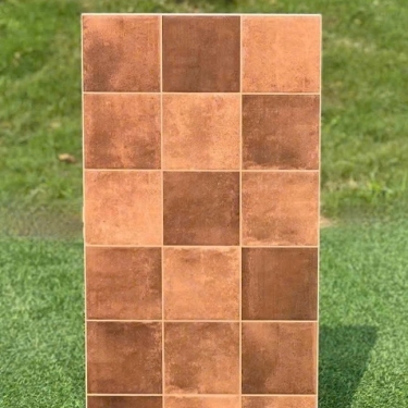 Gạch ốp tường 40x80 giả thẻ mix màu hiệu ứng