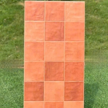 Gạch ốp tường 40x80 mix màu đất nung