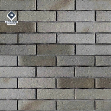Gạch thẻ cổ ốp tường trang trí màu xám