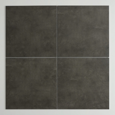 Gạch bông đơn sắc 30x30 màu xám đen vân xi măng loang bề mặt mờ