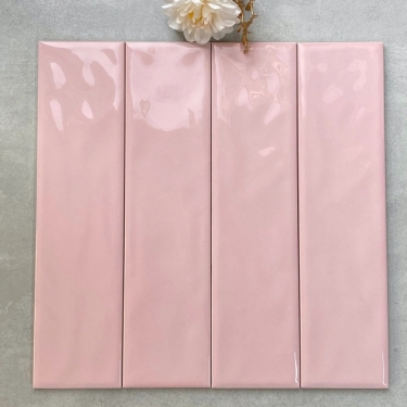 BST Gạch thẻ 75x300 cm xương men subway đơn sắc sóng bóng