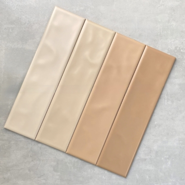 BST Gạch thẻ 75x300 cm subway đơn sắc sóng men mờ