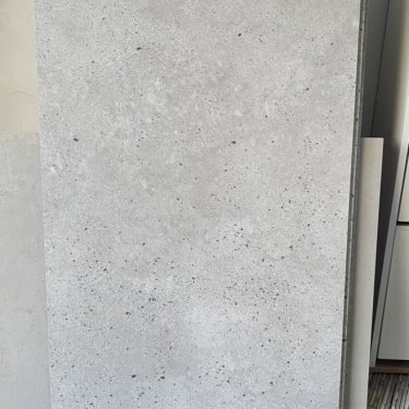 Gạch 60x120 Ấn Độ  AEON GREY SG-612.463C kem trắng vân terrazzo hạt nâu carving