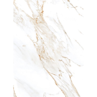 Đá nung kết 80x240x1.5cm Calacatta Borghini màu trắng vân marle vàng bề mặt bóng