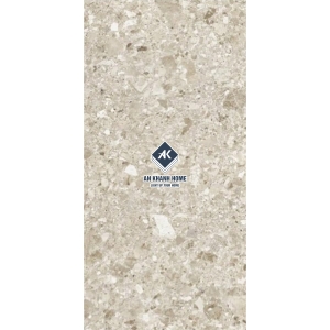 Gạch Ấn Độ 60x120 Terazzo Alpha Silver 12023 Bề Mặt Bóng