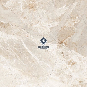Gạch Ấn Độ 80x80 Vân Đá Tự Nhiên Màu Kem Emprador Lamos AK-80.012 Bề Mặt Bóng