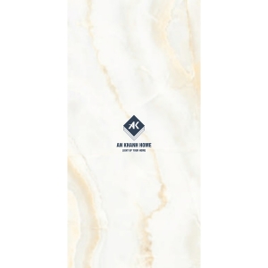 Gạch Ấn Độ 60x120 Trắng vân vàng 12032SP Bề Mặt Bóng