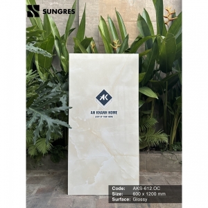 Gạch Ấn Độ 60x120 Kem vàng Vân Đá OC Bề Mặt Siêu Bóng