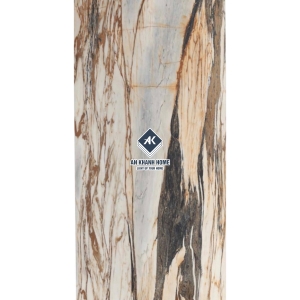 Gạch Ấn Độ 120x240 Màu Trắng Vân Đen Vàng Arena Dune AVA 2411 Bề Mặt Bóng