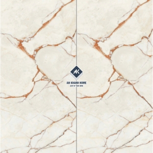 Gạch Ấn Độ 80x160 Màu Be Hoa Hồng Rosalia Beige Bề Mặt Bóng