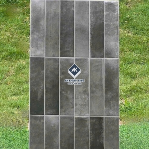 Gạch 40x80 giả thẻ cổ điển mix xám đen