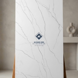 Gạch 60x120cm Sandy White trắng mờ Carving bề mặt điêu khắc