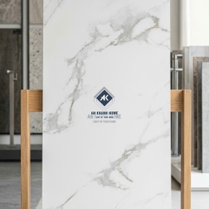 Gạch ấn độ 60x120 Carama ImperiaL trắng mờ  đá Marble vân xám