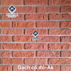 Gạch bê tông màu đỏ giả cổ chămpa