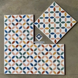 Gạch bông 30x30 hoạ tiết đồng tiền xu giả cổ