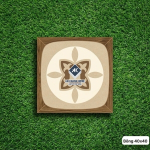  Gạch bông 40x40 vân gỗ hoạ tiết cổ điển