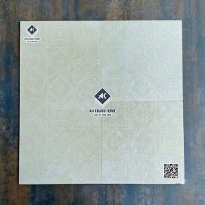 Gạch bông 40x40cm cổ điển hoa văn kem trắng