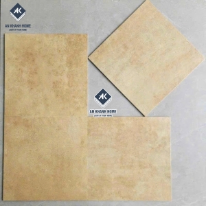 Gạch bông cổ điển 40x40 mờ màu vàng đất hiệu ứng