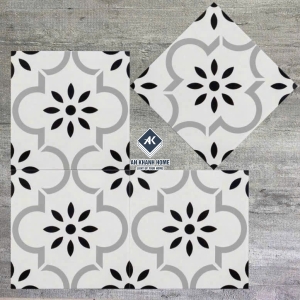 Gạch bông giả cổ 30x30 hoạ tiết hoa thị