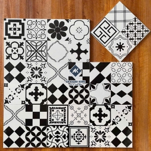 Gạch bông giả cổ 30x30 phối mix nhiều hoạ tiết