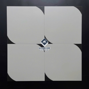 Gạch bông nền trắng nhấn đen 30x30cm