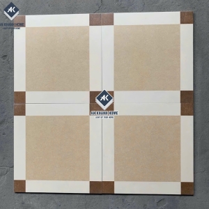 Gạch bông trang trí 40x40 màu kem nâu cổ điển