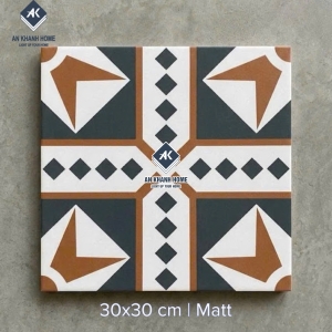 Gạch bông trung quốc 30x30 hoạ tiết hình học đối xứng