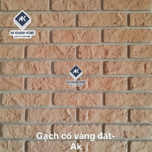 Gạch giả cổ bê tông vàng đất