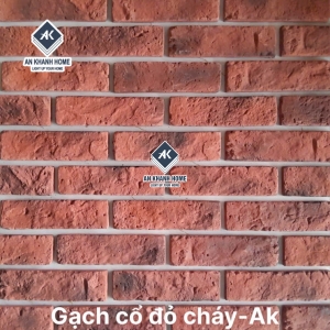 Gạch giả cổ đỏ cháy chămpa 
