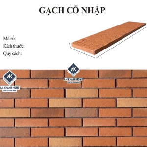 Gạch giả cổ thẻ ốp trang trí bề mặt màu hiệu ứng