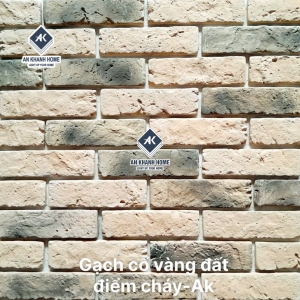 Gạch giả cổ vàng đất điểm cháy