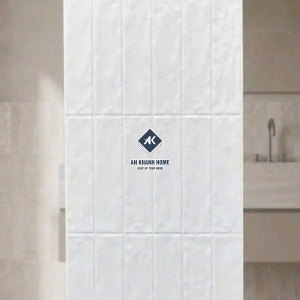 Gạch giả thẻ trắng sữa lượn sóng 40x80 trung quốc