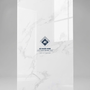 Gạch lát nền 60x120 ấn độ trắng vân Marble bóng kính