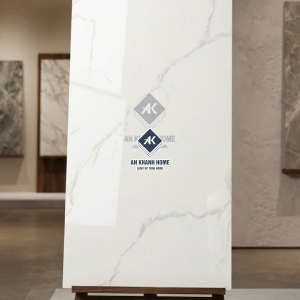 Gạch lát nền ấn độ 80x160cm bóng kiếng trắng vân mây