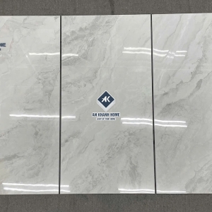 Gạch lát nền Malaysia 60x120 xám ghi vân đá Marble bóng kiếng
