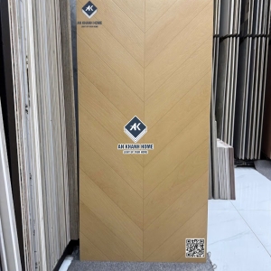 Gạch lát nền vân giả gỗ xương cá màu vàng 60x120cm