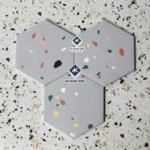 Gạch lục giác 200x230 trang trí vân terrazzo