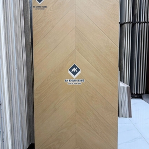 Gạch nhập khẩu giả gỗ 60x120 vân xương cá màu vàng