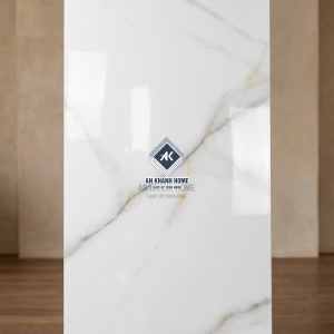 Gạch ốp lát ấn độ 60x120 bóng kính trắng vân vàng nhạt