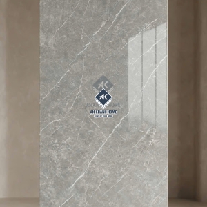 Gạch ốp lát ấn độ 60x120 màu xám vân trắng bóng kính