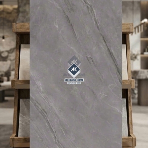 Gạch ốp lát ấn độ 60x120 Naos Charcoal xám mờ vân đá Marble